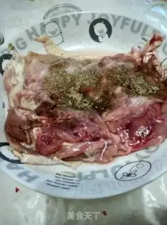 Make Orange cheese chicken leg rolls step 2
