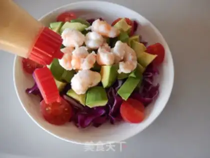 Make Cream shrimp salad step 8