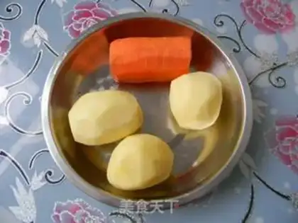 Make Potato carrot rice step 0
