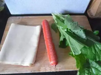 Make Dry tofu roast beef sausage step 0