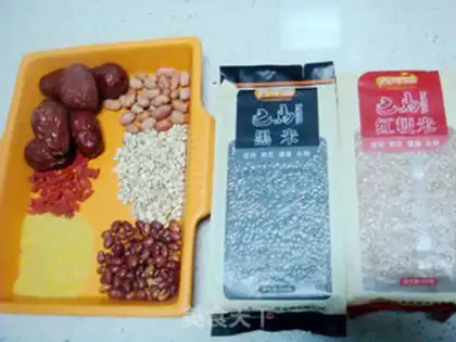 Make Black rice makes porridge step 0