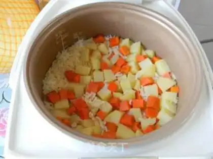 Make Potato carrot rice step 10