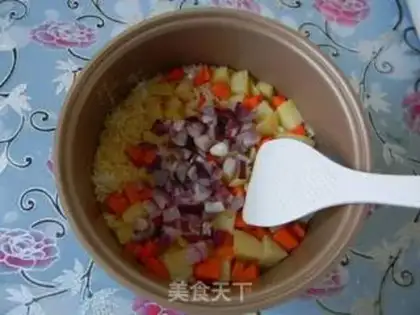 Make Potato carrot rice step 13