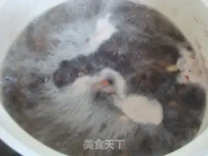 Make Black rice makes porridge step 3