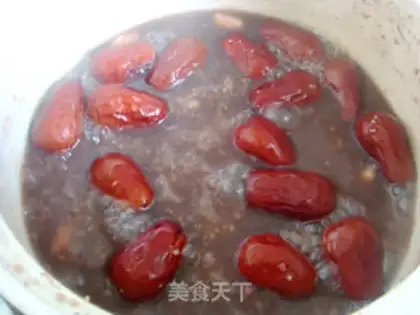 Make Black rice makes porridge step 4