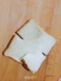 Make Soft flower toast step 1