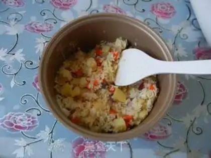 Make Potato carrot rice step 14