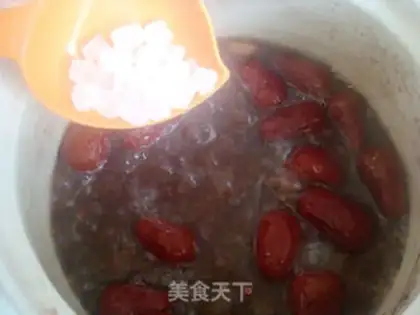 Make Black rice makes porridge step 5