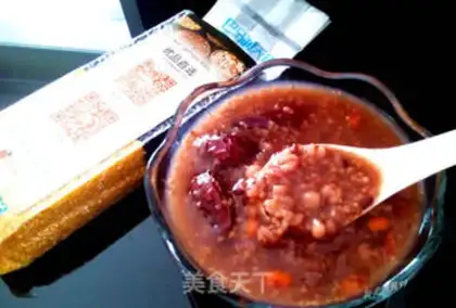 Make Black rice makes porridge step 8