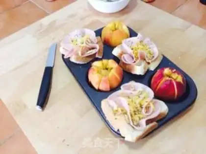Make Soft flower toast step 9
