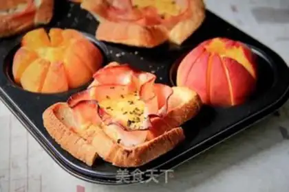 Make Soft flower toast step 12