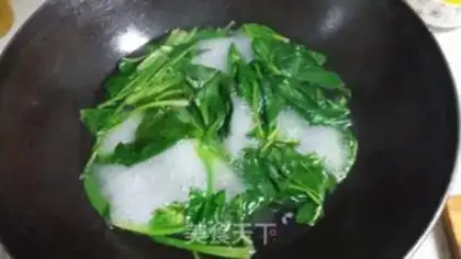 Make Spinach chicken meatball soup step 8