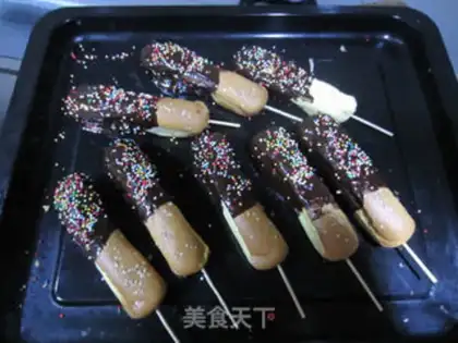 Make Chocolate bar cake step 12