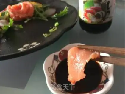 Make The salmon stabbing step 7