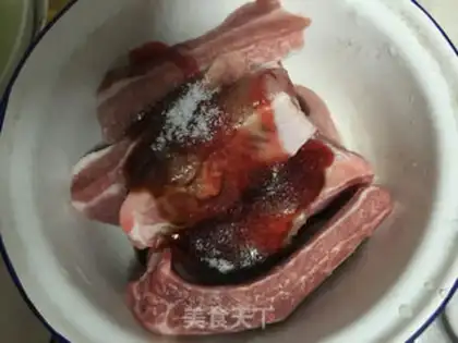 Make Spicy rice ribs step 0