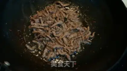 Make Dried beef silk step 6