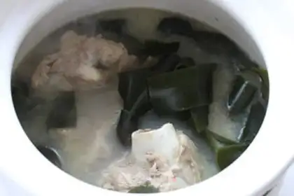 Make The sea belt has a bone soup step 7