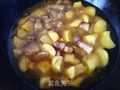 Make Curry potatoes step 6