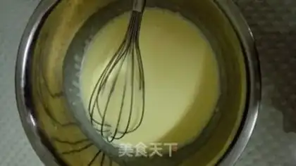 Make Red bean mango omelet step 2
