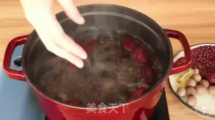 Make Red date soup step 3