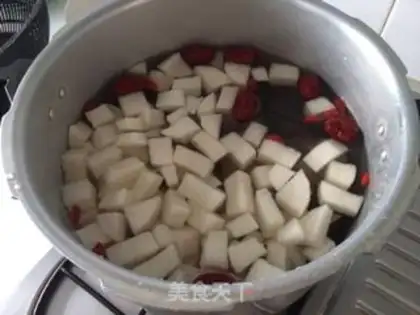 Make Taste the radish and the bone step 1