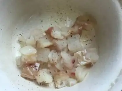 Make Quinoa Arctic cod salad step 1