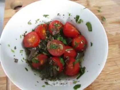 Make Tomato olive bass salad step 10