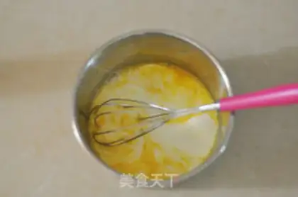 Make Orange cake roll step 4