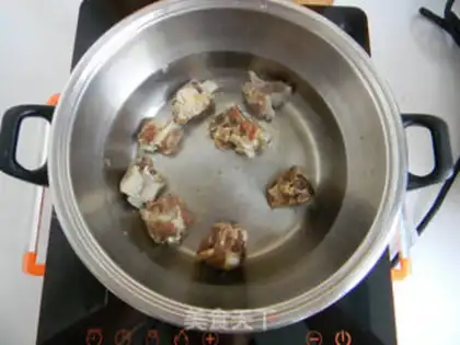 Make Chestnut potato rice step 1