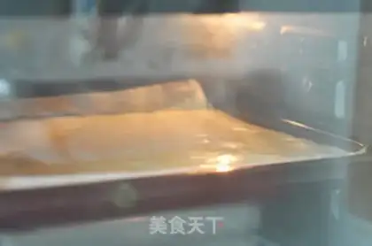 Make Orange cake roll step 13