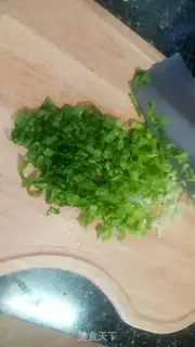 Make Vegetable thin meat congee step 2