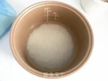 Make Chestnut potato rice step 3