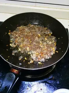 Make Vegetable thin meat congee step 4
