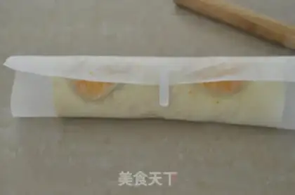 Make Orange cake roll step 16