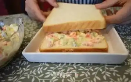 Make Three-ding sandwich step 3