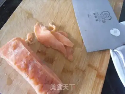 Make Spicy salmon step 2