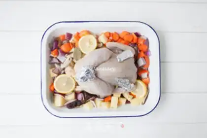 Make A fragrance of roasted chicken step 6