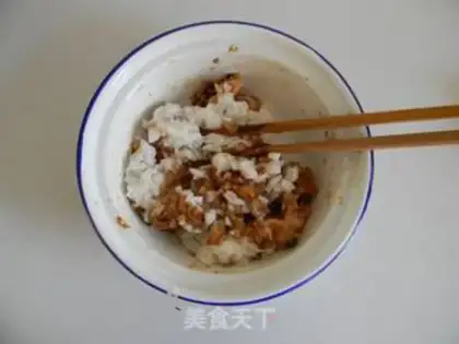 Make Clean tofu lion head step 2