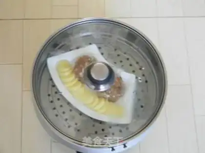 Make Clean tofu lion head step 5