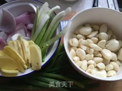 Make Dried fish head step 1