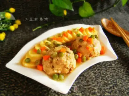 Make Clean tofu lion head step 9