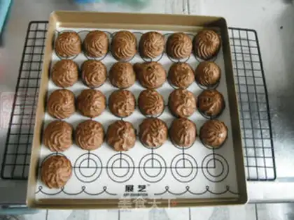 Make Chocolate puffs step 8