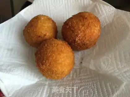 Make Emerald potato shrimp balls step 12