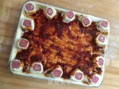 Make A full sausage cheese pizza step 21