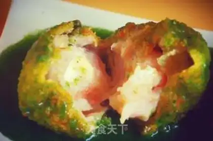 Make Emerald potato shrimp balls step 15