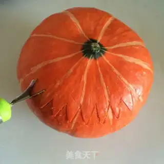Make Pumpkin rice step 2