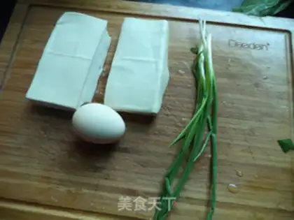 Make Eggs steam tofu step 0