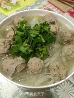 Make The warm radish crotch soup step 18