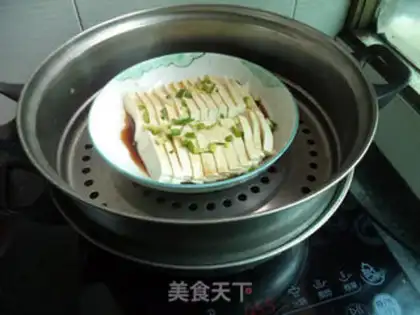 Make Eggs steam tofu step 7