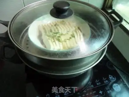 Make Eggs steam tofu step 8